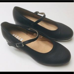 BLOCH - WOMANS - SIZE 5 - BLACK - MARY JANE - TAP DANCE SHOES